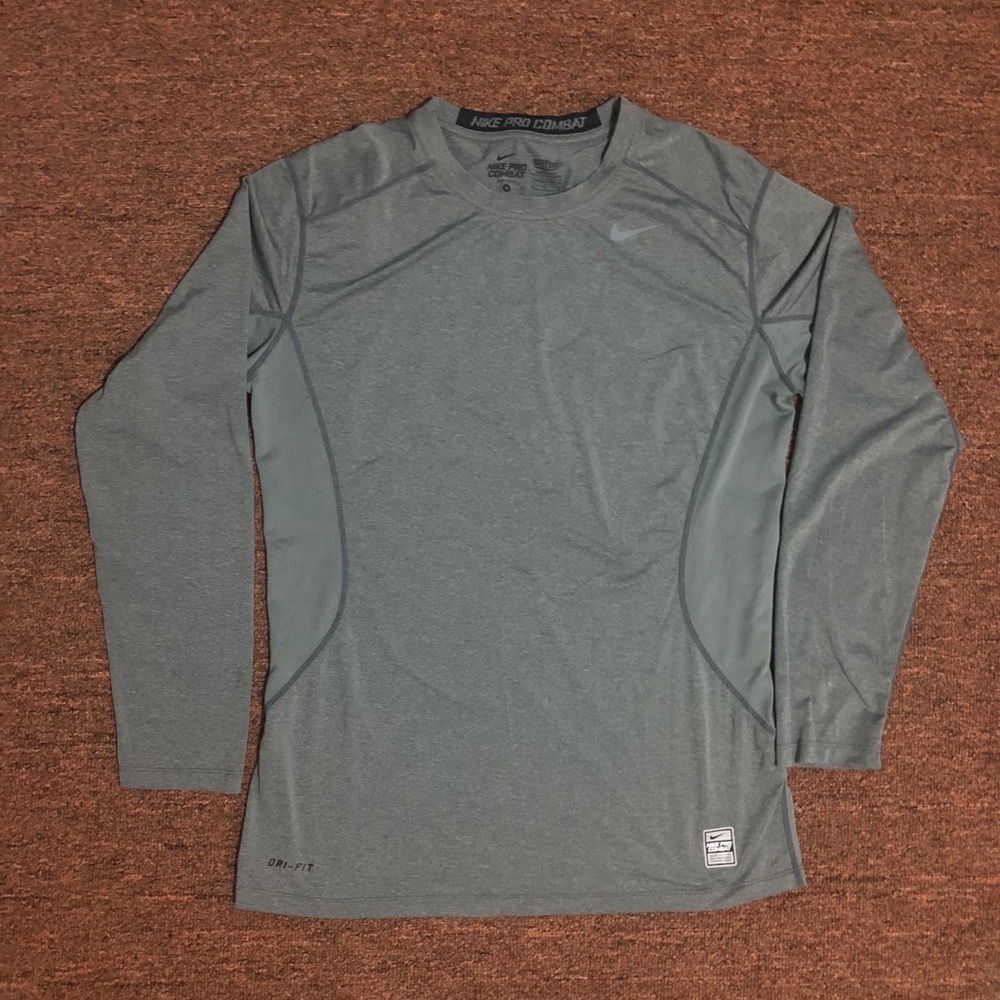 men’s nike pro combat long sleeves